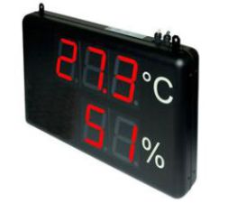 Relógios digitais com temperatura e umidade