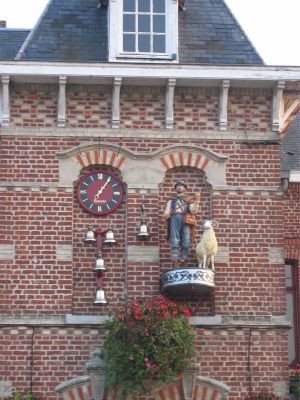 Relógio com autômato em Saint Pol